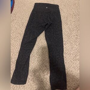 lululemon athletica Black Subtle Leopard Print Jeggings